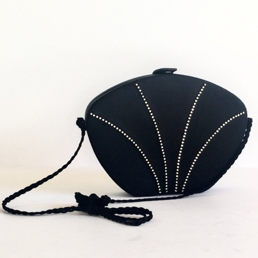 Barbara Bolan Evening Cross Body Bag Vintage Black